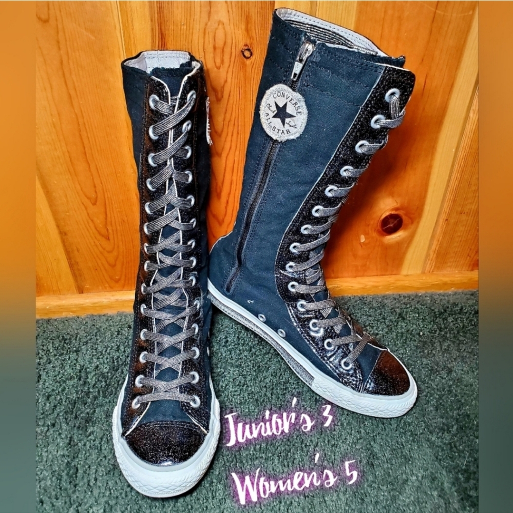 RARE Converse All Star X-HI Tall Calf Knee high Women 5